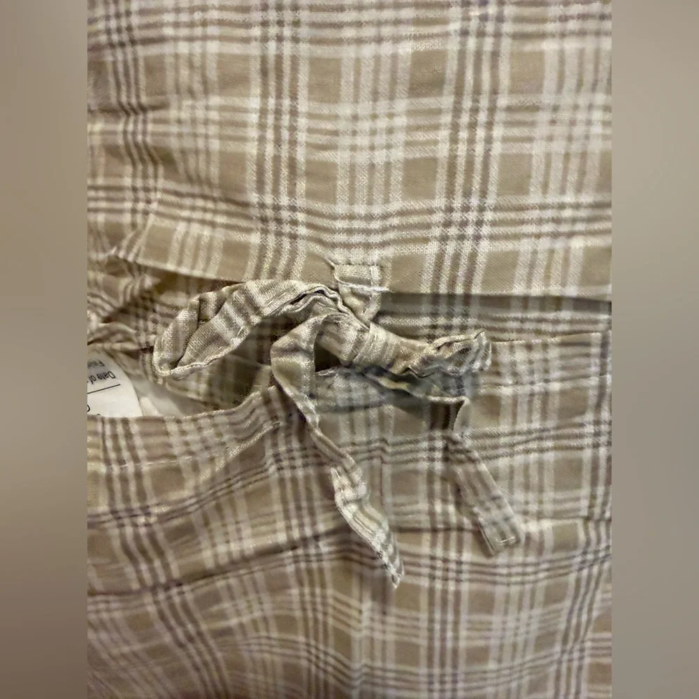 Pair Of Quilted Standard Pillow Shams Multicolor plaid patchwork‎ Pattern